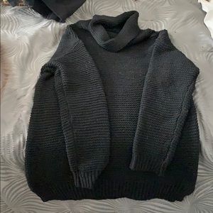 Comfy tunic turtle neck sweater